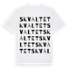Skvaltet ordlek t-shirt