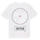 White t-shirt med Skytten t-shirt