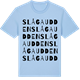 Blue Soul t-shirt med Slågaudden ordlek t-shirt