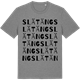 Mid Heather Gray t-shirt med Slätäng ordlek t-shirt