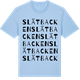 Blue Soul t-shirt med Slätbacken ordlek t-shirt