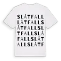 Slåtfall ordlek t-shirt
