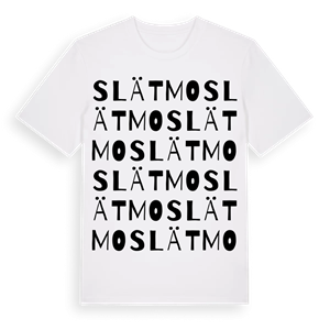 Slätmo ordlek t-shirt – ekologisk bomull t-shirt från Pinshirt