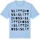 Blue Soul t-shirt med Slättemossa ordlek t-shirt