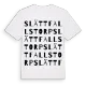 Slättfallstorp ordlek t-shirt
