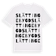 Slättingebygd ordlek t-shirt