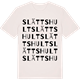 Vintage White t-shirt med Slättshult ordlek t-shirt