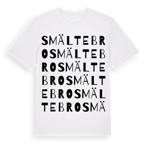 Smältebro ordlek t-shirt – ekologisk bomull t-shirt från Pinshirt