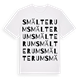 Smälterum ordlek t-shirt