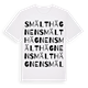 Smälthägnen ordlek t-shirt