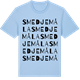 Blue Soul t-shirt med Smedjemåla ordlek t-shirt