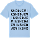 Blue Soul t-shirt med Smedjevik ordlek t-shirt