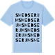 Blue Soul t-shirt med Smedserum ordlek t-shirt