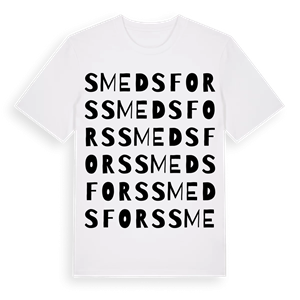 Smedsfors ordlek t-shirt – ekologisk bomull t-shirt från Pinshirt