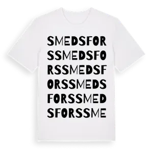 Smedsfors ordlek t-shirt – ekologisk bomull t-shirt från Pinshirt