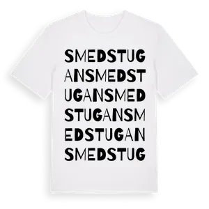 Smedstugan ordlek t-shirt – ekologisk bomull t-shirt från Pinshirt