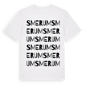 Smerum ordlek t-shirt – ekologisk bomull t-shirt från Pinshirt