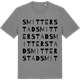 Mid Heather Gray t-shirt med Smitterstad ordlek t-shirt