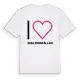 Jag älskar Smultronfällan t-shirt stort tryck