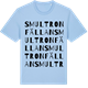 Blue Soul t-shirt med Smultronfällan ordlek t-shirt