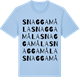 Blue Soul t-shirt med Snaggamåla ordlek t-shirt