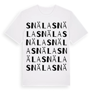 Snäla ordlek t-shirt – ekologisk bomull t-shirt från Pinshirt