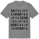Mid Heather Gray t-shirt med Snällamålen ordlek t-shirt