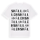 Snällamålen ordlek t-shirt