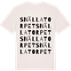 Vintage White t-shirt med Snällatorpet ordlek t-shirt