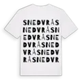 Snedvrå ordlek t-shirt