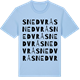 Blue Soul t-shirt med Snedvrå ordlek t-shirt