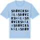 Blue Soul t-shirt med Snöversmåla ordlek t-shirt