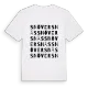 Snöversnäs ordlek t-shirt