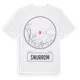 White t-shirt med Snurrom t-shirt