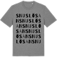 Mid Heather Gray t-shirt med Snuslösan ordlek t-shirt