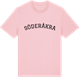 Pink Cotton t-shirt med Söderåkra böjd t-shirt