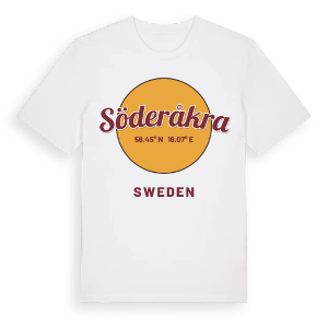 Söderåkra cirkel t-shirt – ekologisk bomull t-shirt från Pinshirt