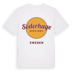 Söderhage cirkel t-shirt – ekologisk bomull t-shirt från Pinshirt