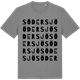 Mid Heather Gray t-shirt med Södersjö ordlek t-shirt