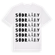 Södra Åby ordlek t-shirt