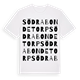 Södra Bondetorp ordlek t-shirt