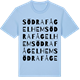 Blue Soul t-shirt med Södra Fågelhem ordlek t-shirt