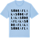 Blue Soul t-shirt med Södra Flaka ordlek t-shirt