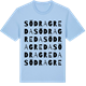 Blue Soul t-shirt med Södra Greda ordlek t-shirt