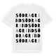 Södra Grind ordlek t-shirt