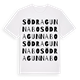 Södra Gunnabo ordlek t-shirt