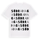 Södra Haga ordlek t-shirt