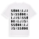 Södra Ljusås ordlek t-shirt
