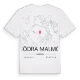 Södra Malmö karta t-shirt