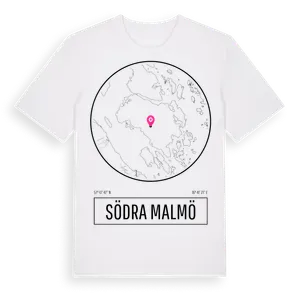 Södra Malmö t-shirt – ekologisk bomull t-shirt från Pinshirt
